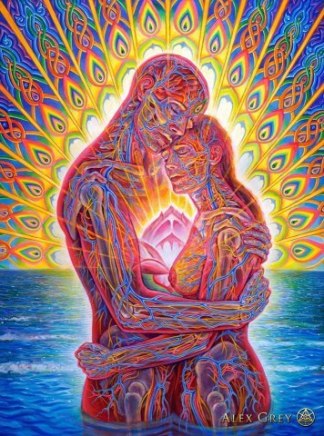abrazo- Alex gray