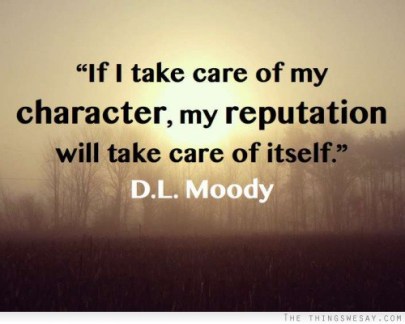 Character and reputation