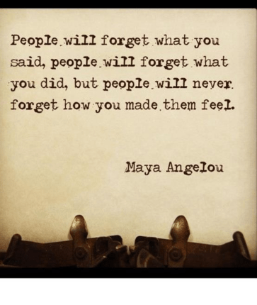 How you made them feel