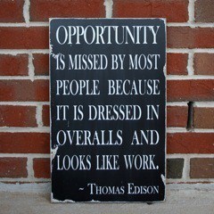 Work for opportunities